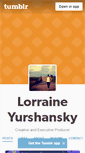 Mobile Screenshot of lorraineyurshansky.com